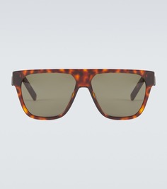 Солнцезащитные очки DiorB23 S3I в квадратной оправе Dior Eyewear, коричневый