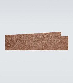 Шарф Moyson из ткани альпака и шерсти Dries Van Noten, коричневый