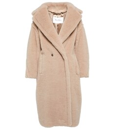 Пальто Tedgirl из смесовой альпаки MAX MARA, розовый