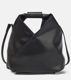 Новая японская мини-сумка-тоут из искусственной кожи MM6 Maison Margiela, черный