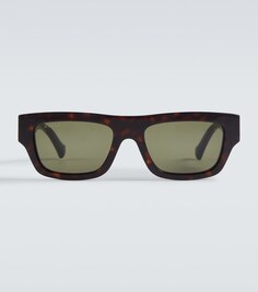 Квадратные солнцезащитные очки Gucci, разноцветный