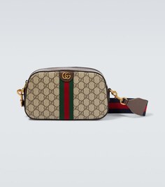 Маленькая сумка через плечо Ophidia GG Gucci, разноцветный