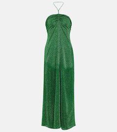 Платье макси Lumière в стиле ампир OSÉREE, зеленый