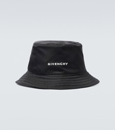 Панама из нейлона с логотипом Givenchy, черный