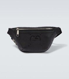 Поясная сумка Jumbo с логотипом GG Gucci, черный