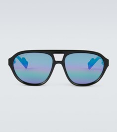 Солнцезащитные очки-авиаторы Gucci, разноцветный