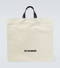 Холщовая сумка-тоут Book Jil Sander, разноцветный