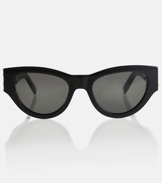 Солнцезащитные очки SL M94 в оправе «кошачий глаз» Saint Laurent, черный