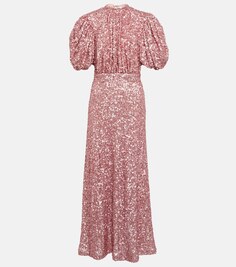 Платье Dawn с пайетками ROTATE BIRGER CHRISTENSEN, розовый