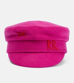 Фетровая шапка из смесовой шерсти Ruslan Baginskiy, розовый