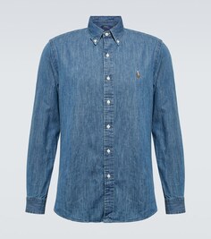 Джинсовая рубашка Polo Ralph Lauren, синий