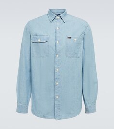 Рубашка из хлопкового шамбре Polo Ralph Lauren, синий