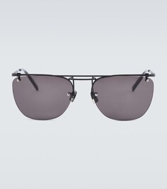 Солнцезащитные очки-авиаторы SL 600 Saint Laurent, черный