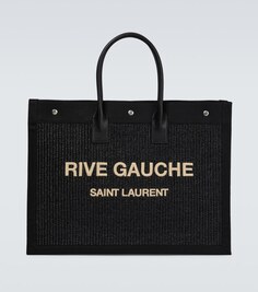 Большая сумка-тоут Rive Gauche Saint Laurent, черный