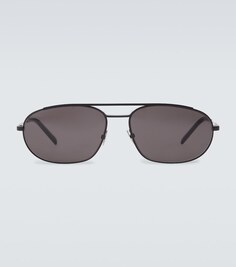 Солнцезащитные очки-авиаторы SL 561 Saint Laurent, черный