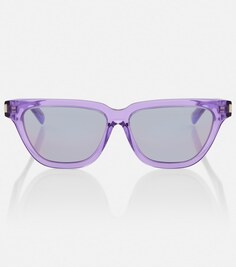 Солнцезащитные очки SL 462 Sulpice в оправе «кошачий глаз» Saint Laurent, фиолетовый