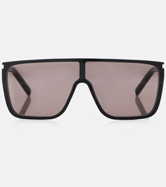Квадратные солнцезащитные очки SL 364 Saint Laurent, черный