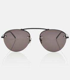 Солнцезащитные очки-авиаторы SL 575 Saint Laurent, черный