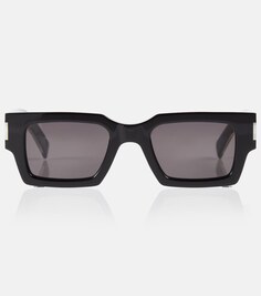 Квадратные солнцезащитные очки SL 572 Saint Laurent, черный
