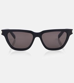 Солнцезащитные очки SL 462 Sulpice в оправе «кошачий глаз» Saint Laurent, черный
