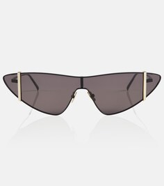 Солнцезащитные очки SL 536 &quot;кошачий глаз&quot; Saint Laurent, черный