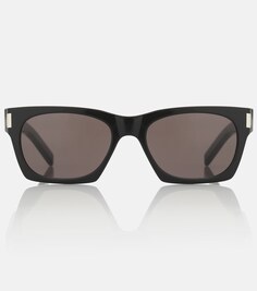 Солнцезащитные очки прямоугольной формы SL 402 Saint Laurent, черный