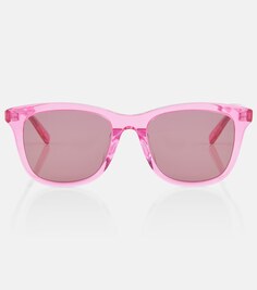 Квадратные солнцезащитные очки SL 587 Saint Laurent, розовый
