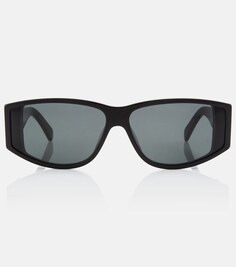 Квадратные солнцезащитные очки Celine, черный