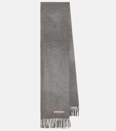 Кашемировый шарф Acne Studios, серый