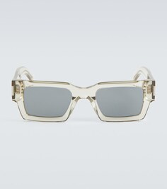 Квадратные солнцезащитные очки SL 572 Saint Laurent, разноцветный