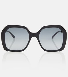 Солнцезащитные очки квадратной формы из ацетата Stella McCartney, черный