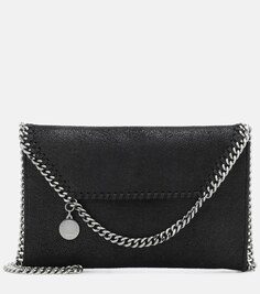 Мини-сумка через плечо Falabella Stella McCartney, черный