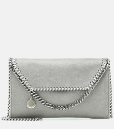 Мини-сумка через плечо Falabella Stella McCartney, серый