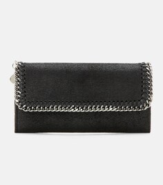 Кошелек Falabella с клапаном Stella McCartney, черный