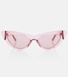 Солнцезащитные очки Dora из коллаборации с Linda Farrow The Attico, розовый