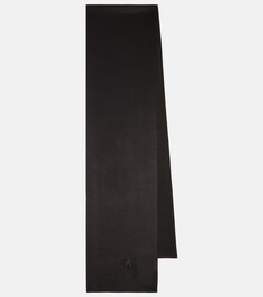 Вышитый шарф Alaïa, черный