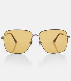 Солнцезащитные очки-авиаторы Pierre-02 Tom Ford, коричневый
