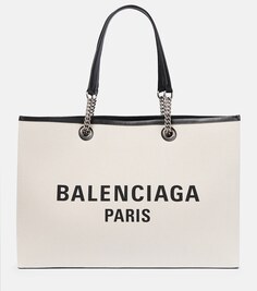 Большая сумка-тоут Duty Free Balenciaga, бежевый