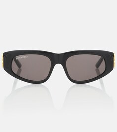 Солнцезащитные очки Dynasty в оправе «кошачий глаз» Balenciaga, черный