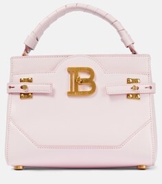 Кожаная сумка-тоут B-Buzz 22 Balmain, розовый
