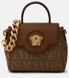 Маленькая сумка-тоут Versace Allover La Medusa Versace, бежевый