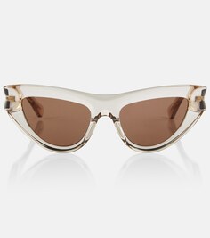 Солнцезащитные очки «кошачий глаз» Bottega Veneta, нейтральный