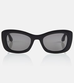 Солнцезащитные очки прямоугольной формы Victoria Beckham, черный