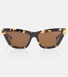 Солнцезащитные очки в оправе «кошачий глаз» Bottega Veneta, разноцветный