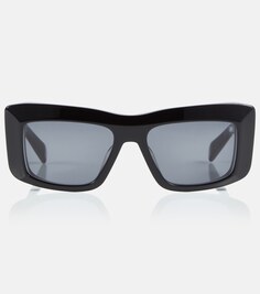Солнцезащитные очки Envie в квадратной оправе из ацетата Balmain, черный
