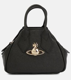 Кожаная сумка через плечо Yasmine Mini Vivienne Westwood, черный