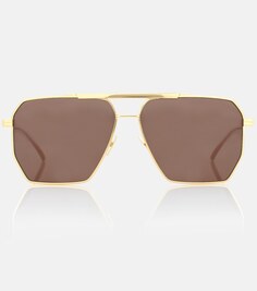 Солнцезащитные очки-авиаторы Bottega Veneta, золотой