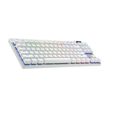 Игровая клавиатура Logitech G PRO X TKL Lightspeed, Tactile (GX Brown), белый, английская раскладка