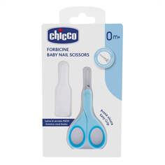 Chicco Детские ножницы для ногтей Ножницы-футляры 0 мес.+ Синий
