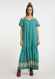 Длинное платье usha, бирюзовый